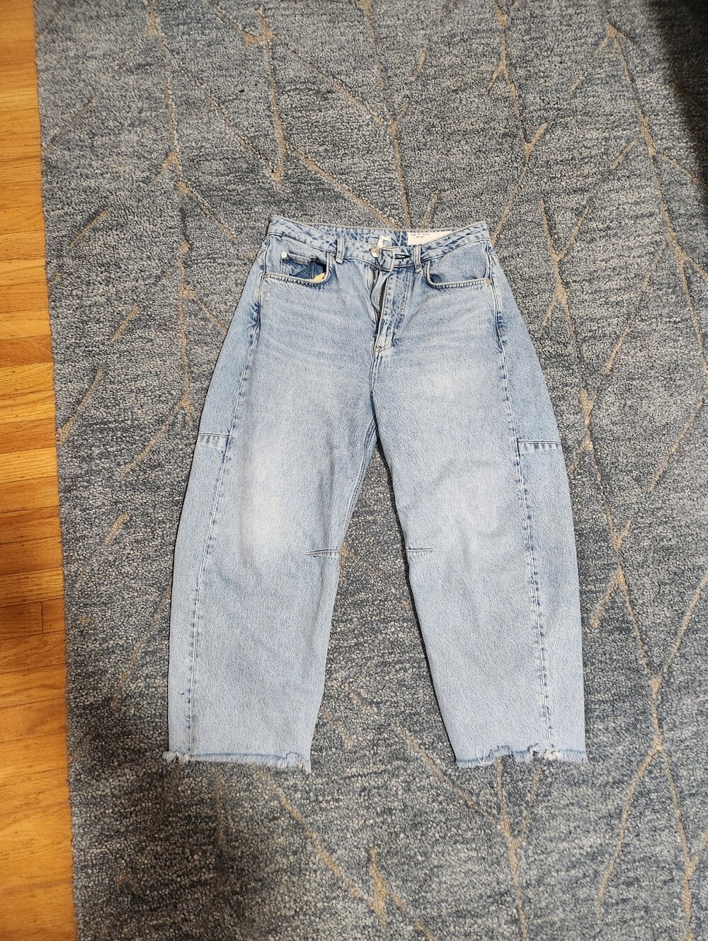Rag and Bone Charlie high rise barrel leg jeans 28
